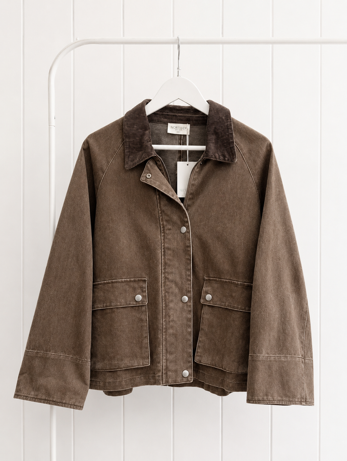 Miller Denim Jacket - Brown