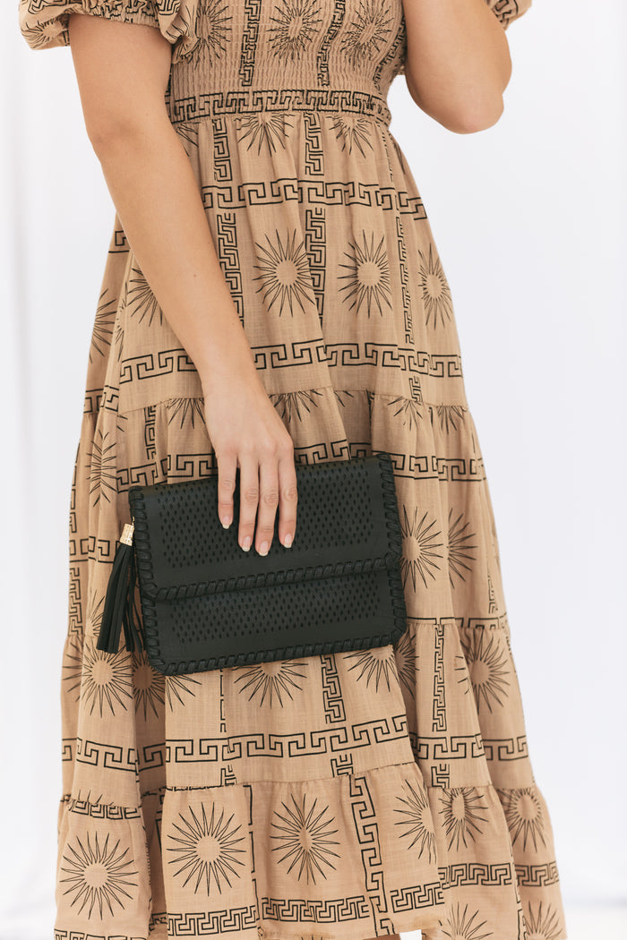 Pandora Clutch - Black - Betty Lane 
