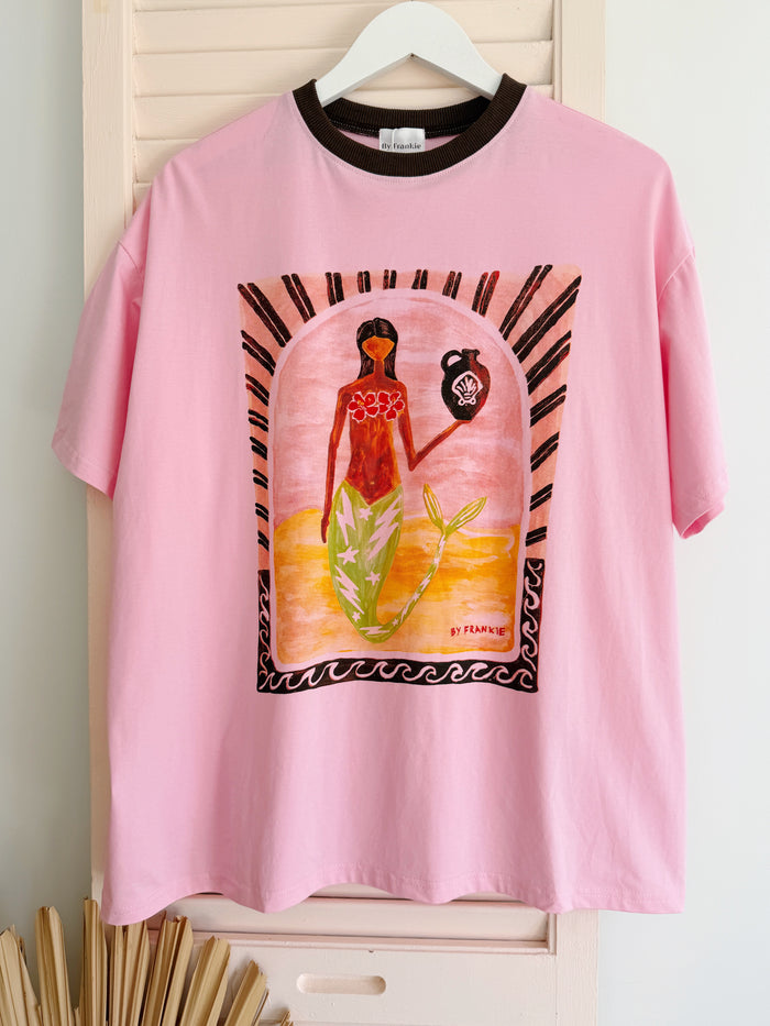 Mermaid Spell Tee - Pink