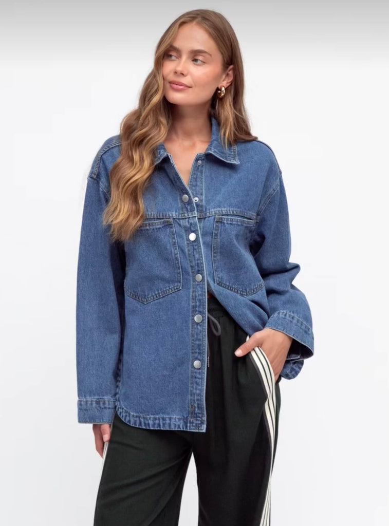 Emma Denim Jacket - Blue
