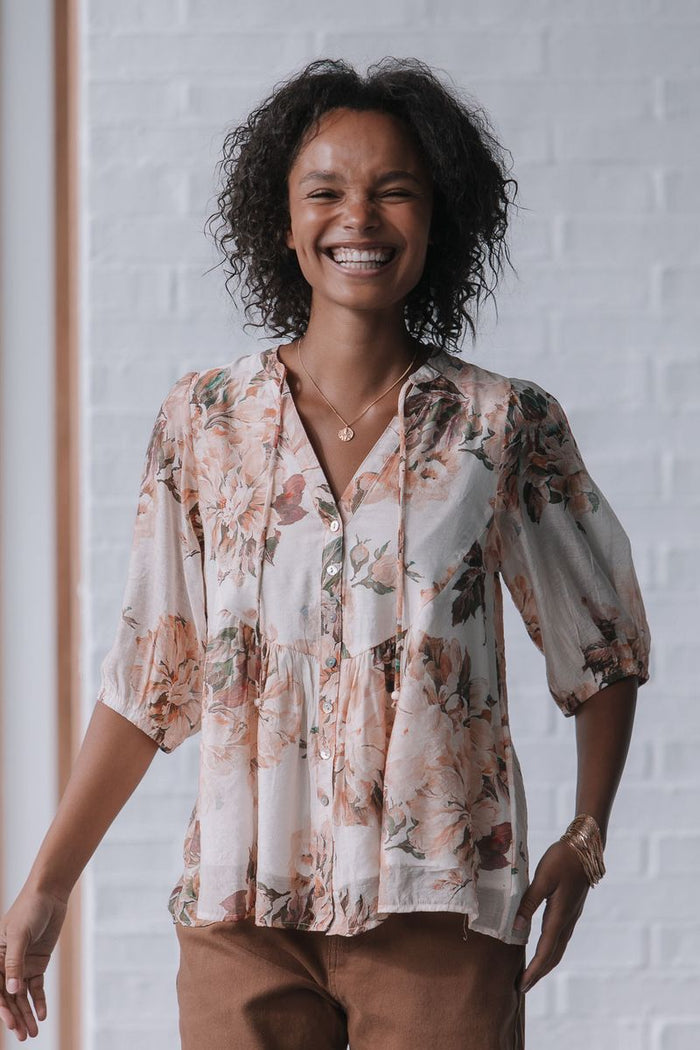 Florence Blouse - Cream