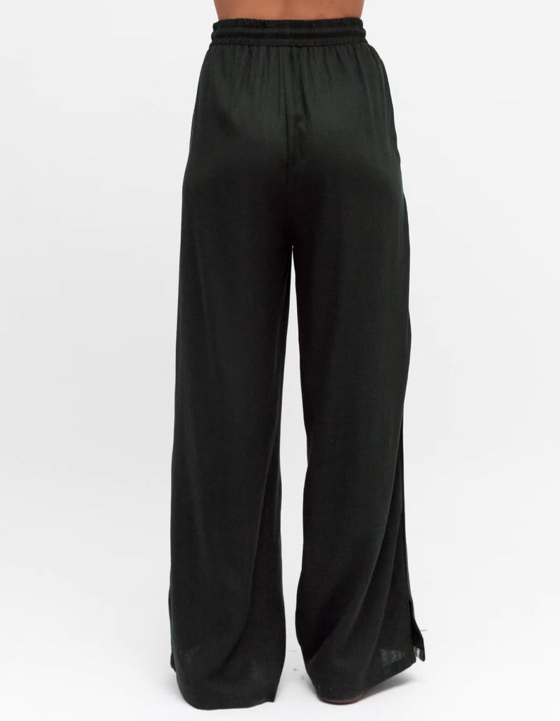 Emerald Racer Pants - Linen