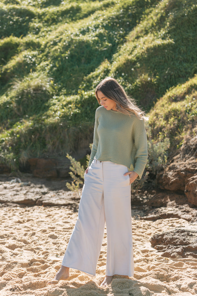 Harry Linen Pants - Beige - Betty Lane 