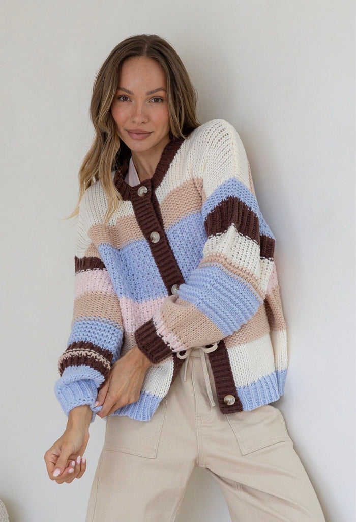 Reggie Stripe Cardigan