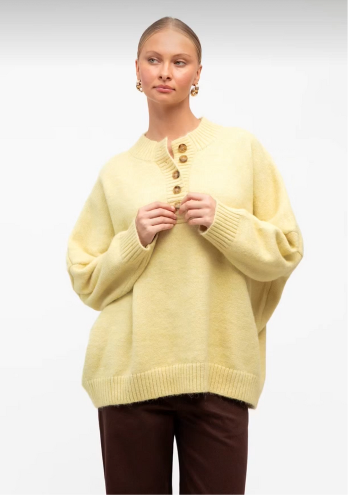 Otto Knit Sweater - Butter - Betty Lane 