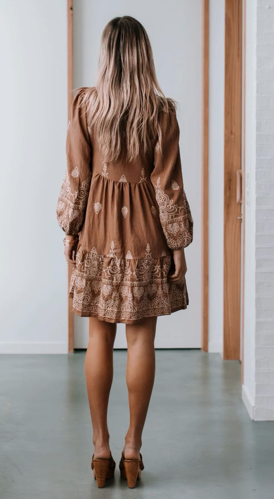 Isabel Embroidered Dress