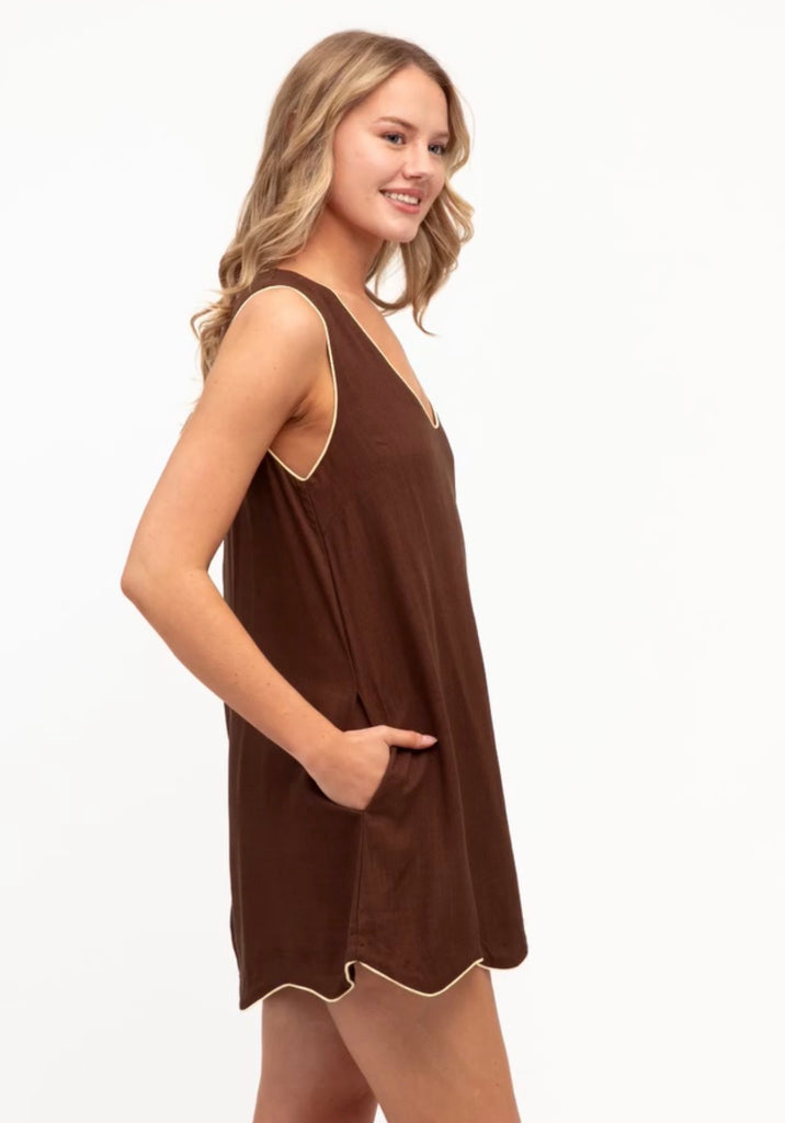 Blair Dress - Chocolate