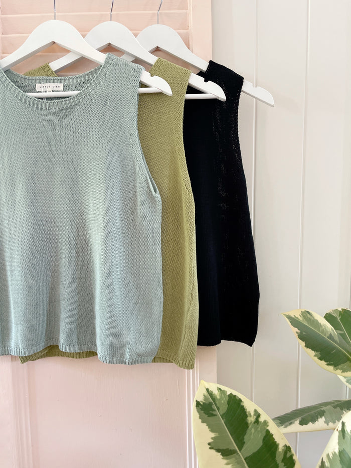 Spring Tank - Sage Green