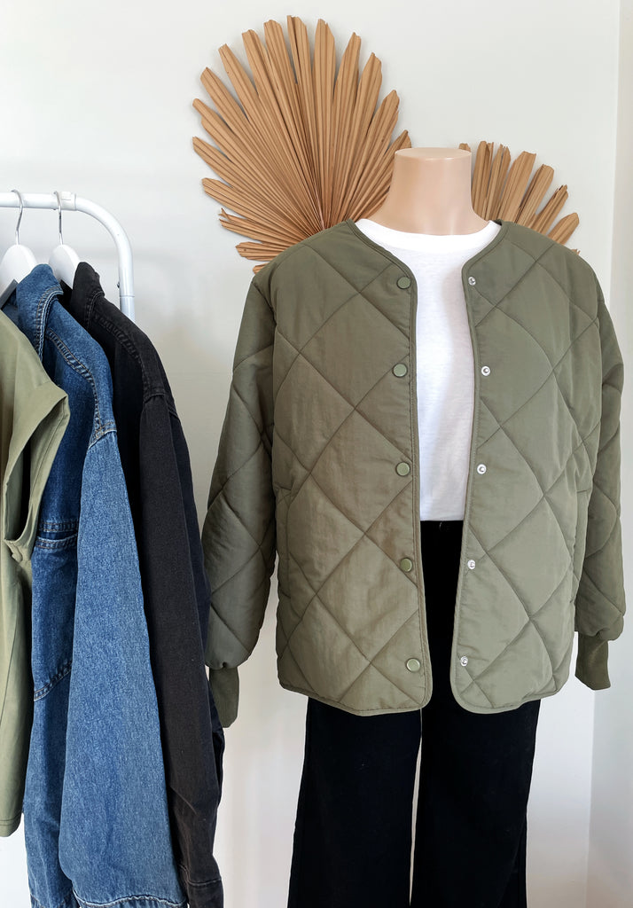 Quinn Jacket - Khaki