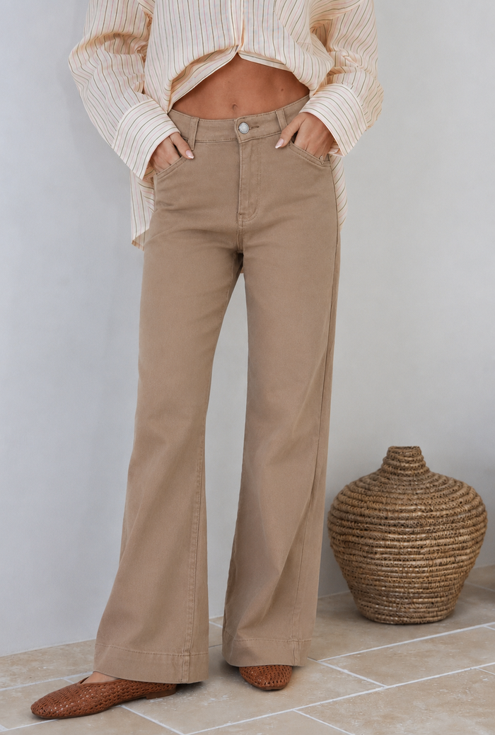 Casey Jeans - Warm Beige
