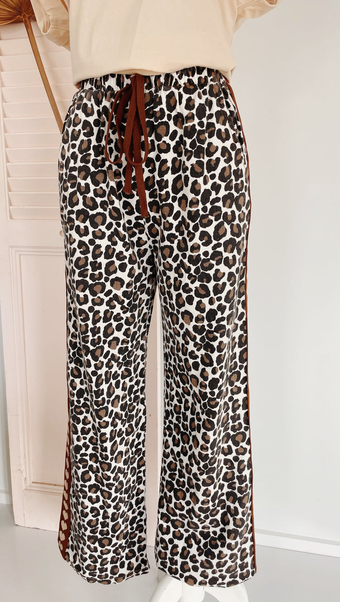 Chocolate Heart Racer Pants