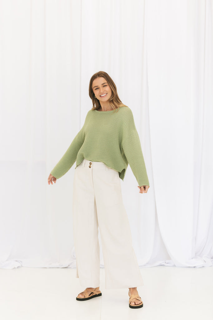 Harry Linen Pants - Beige - Betty Lane 