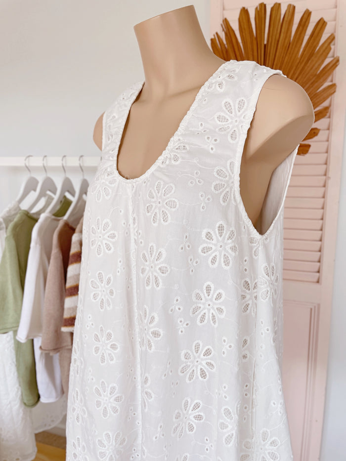 Daisy Dress - Broderie Anglaise