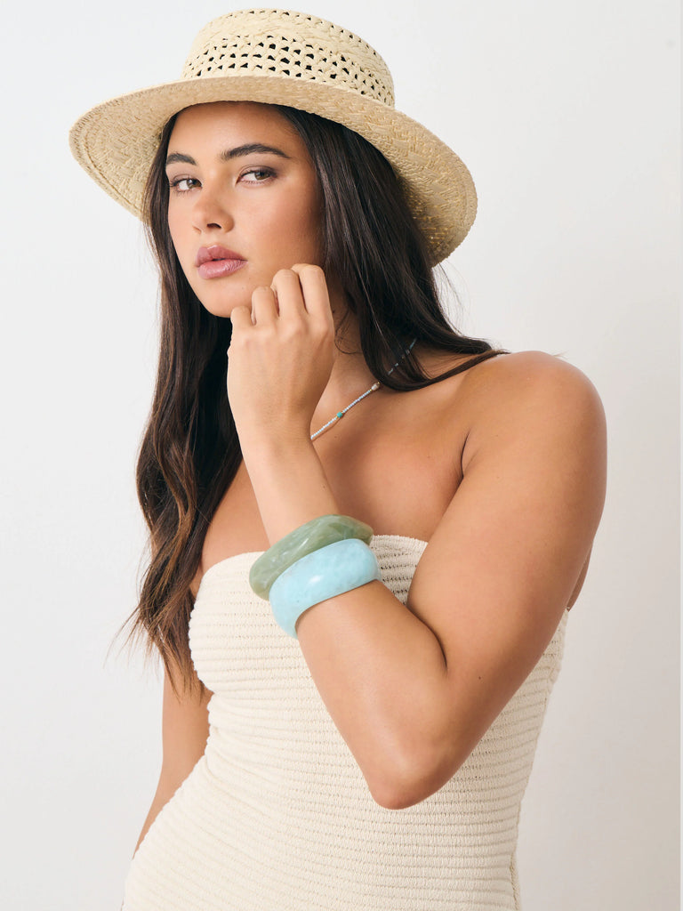 Banksy Angular Bangle - Sage