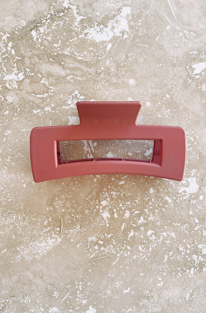 Rectangle Claw Clip - Matte Colours - Betty Lane 