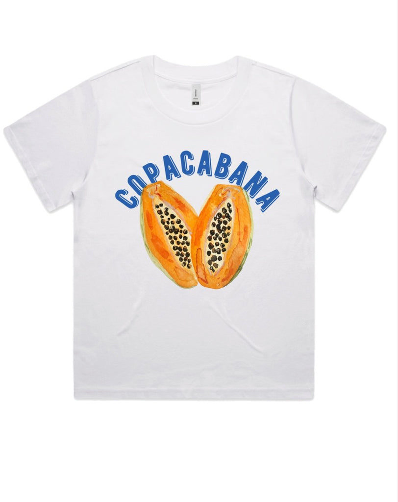 Copacabana Tee - White - Betty Lane 