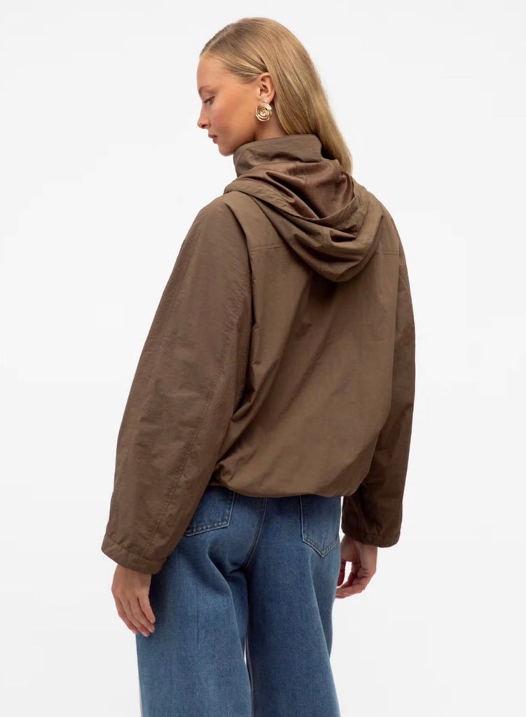 London Windbreaker - Chocolate - Betty Lane 
