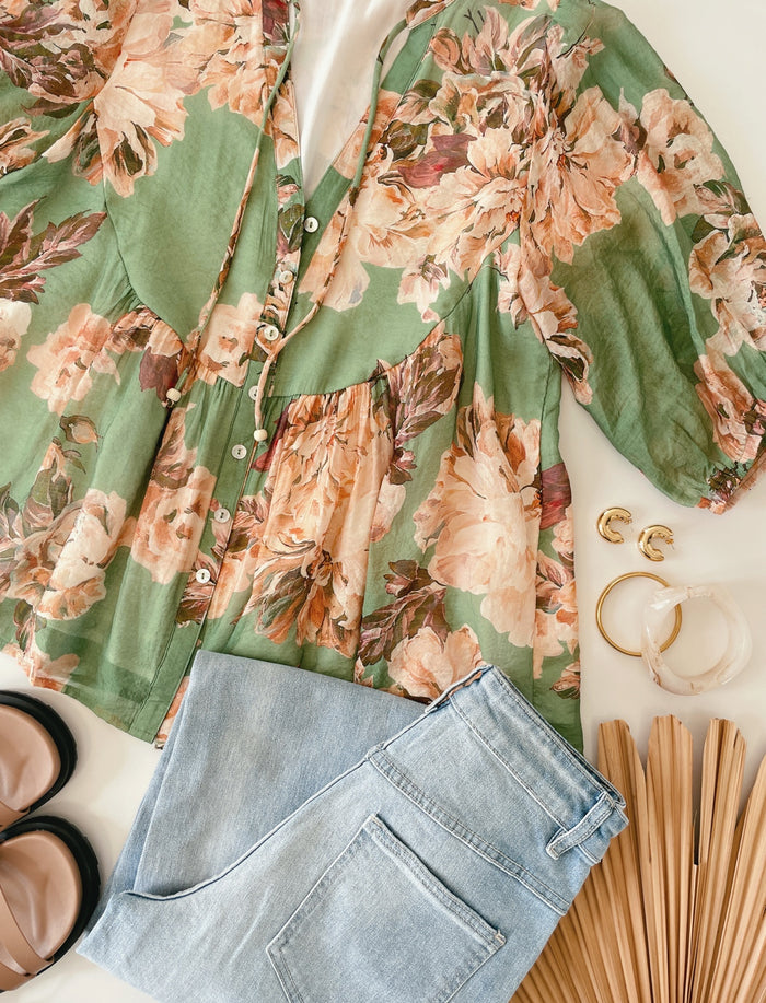 Florence Blouse - Green