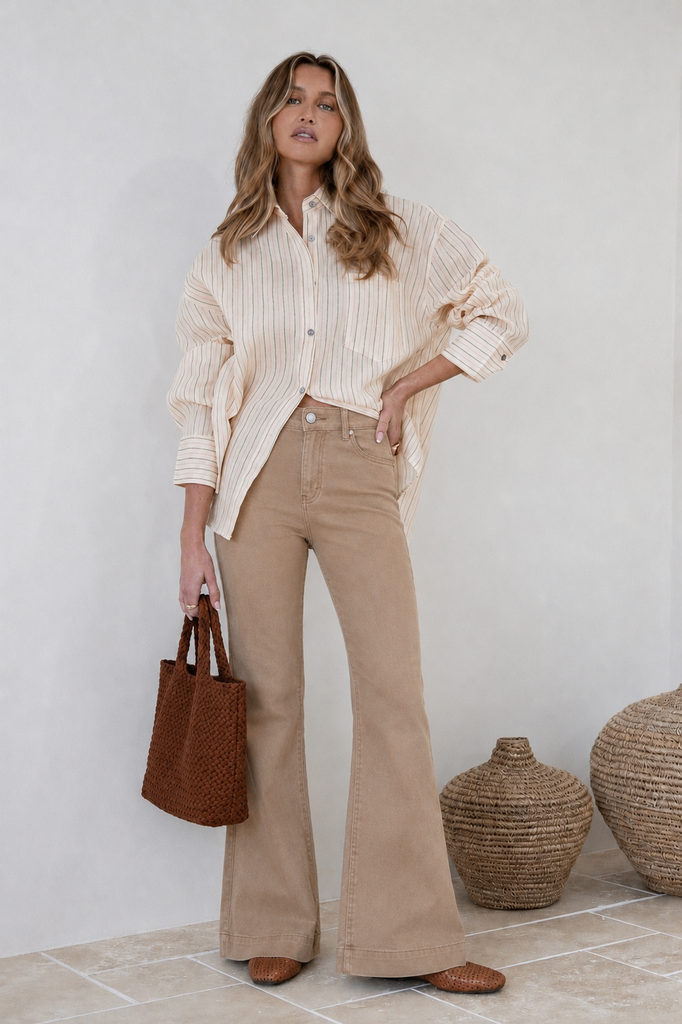 Casey Jeans - Warm Beige
