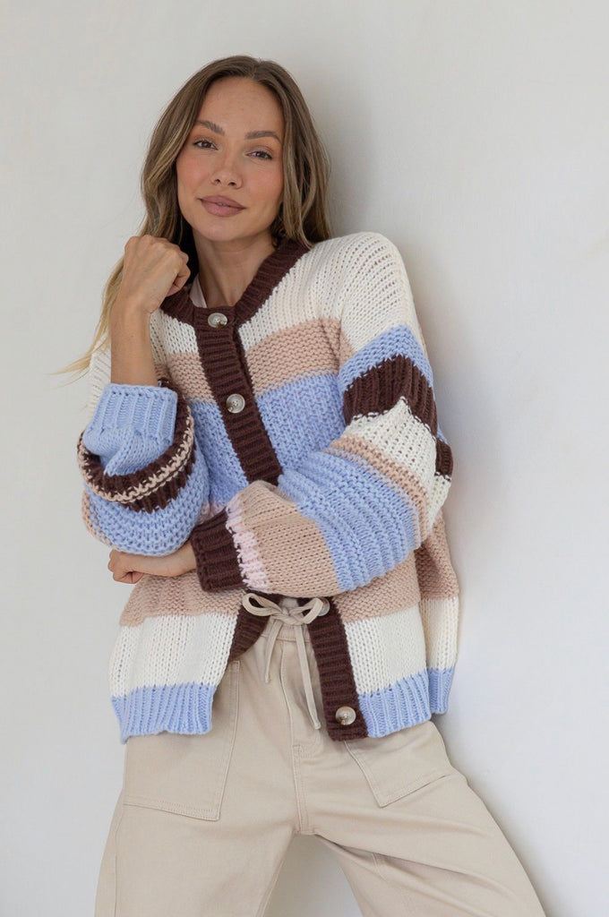Reggie Stripe Cardigan