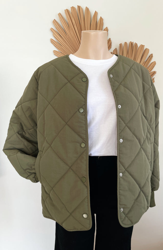 Quinn Jacket - Khaki