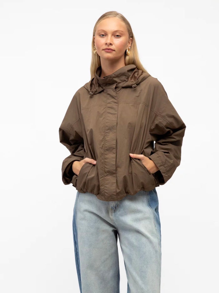 London Windbreaker - Chocolate - Betty Lane 
