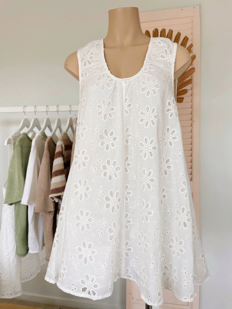 Daisy Dress - Broderie Anglaise