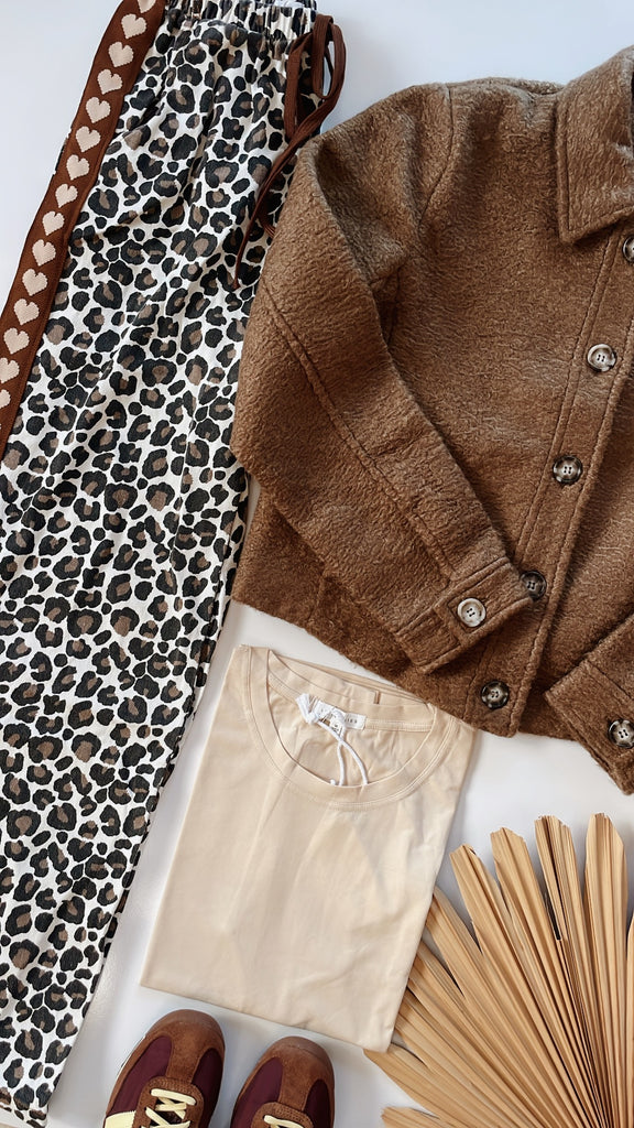 Chocolate Heart Racer Pants
