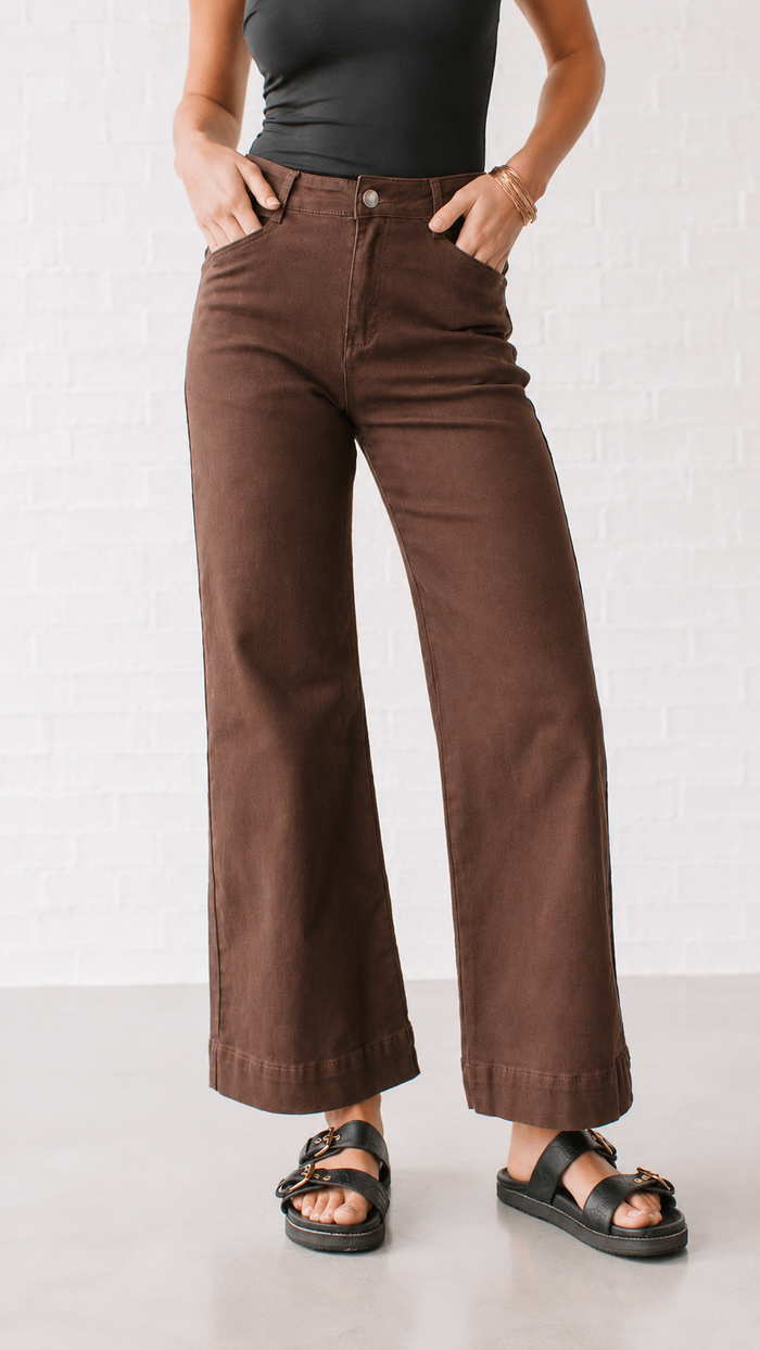 Casey Jeans - Chocolate PRE ORDER