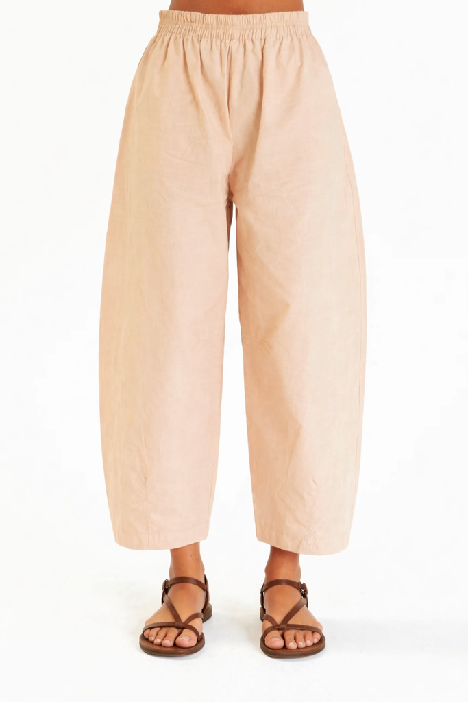 Kira Cotton Barrel Pants - Betty Lane 