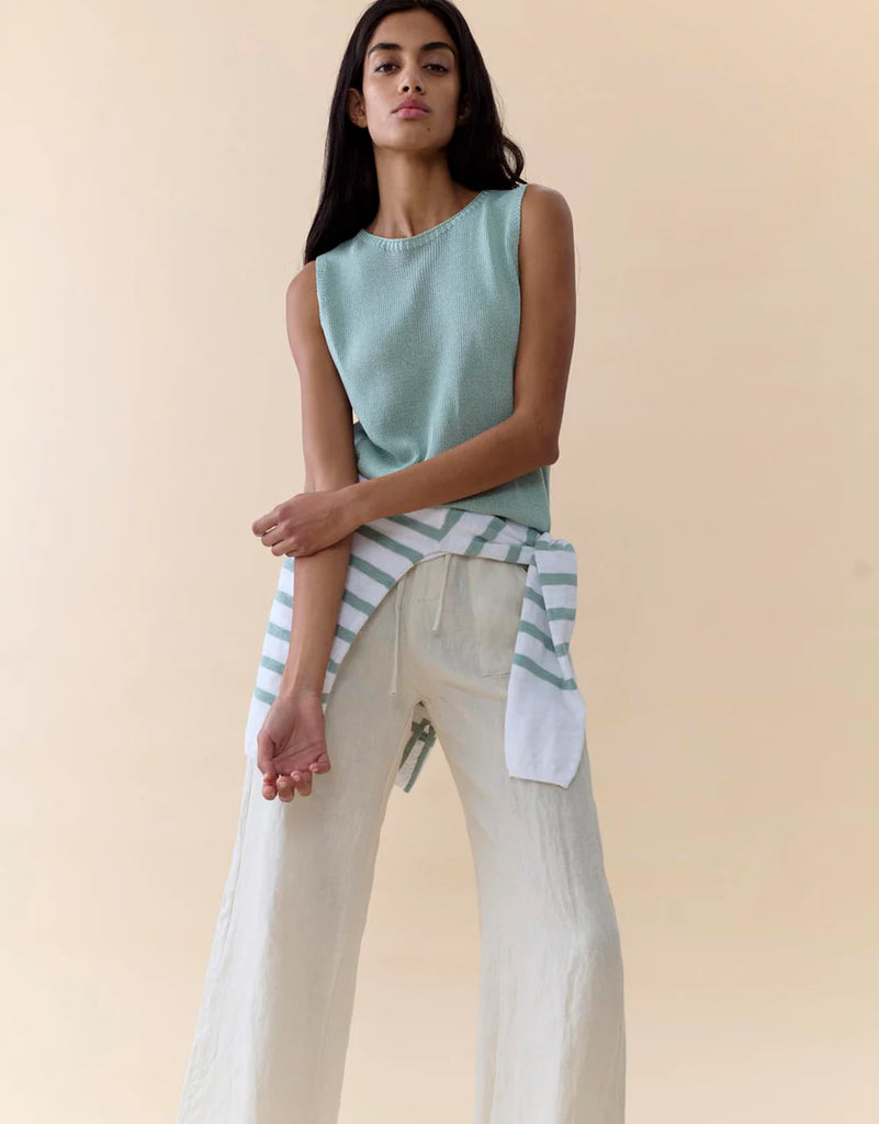 Spring Tank - Duck Egg Blue