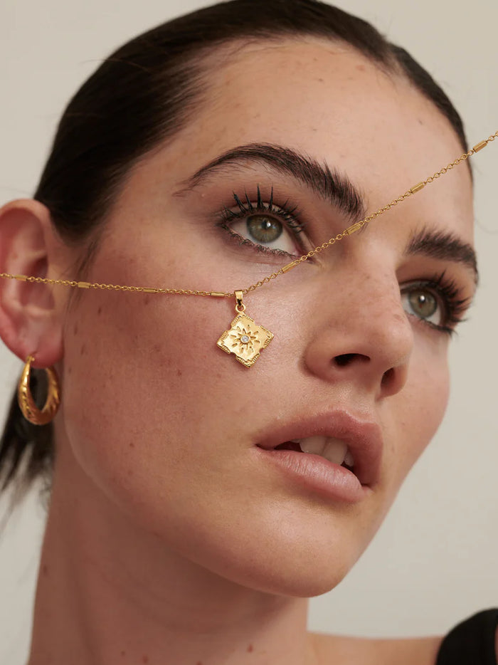 Lori Charm Necklace - 18k Gold Plated