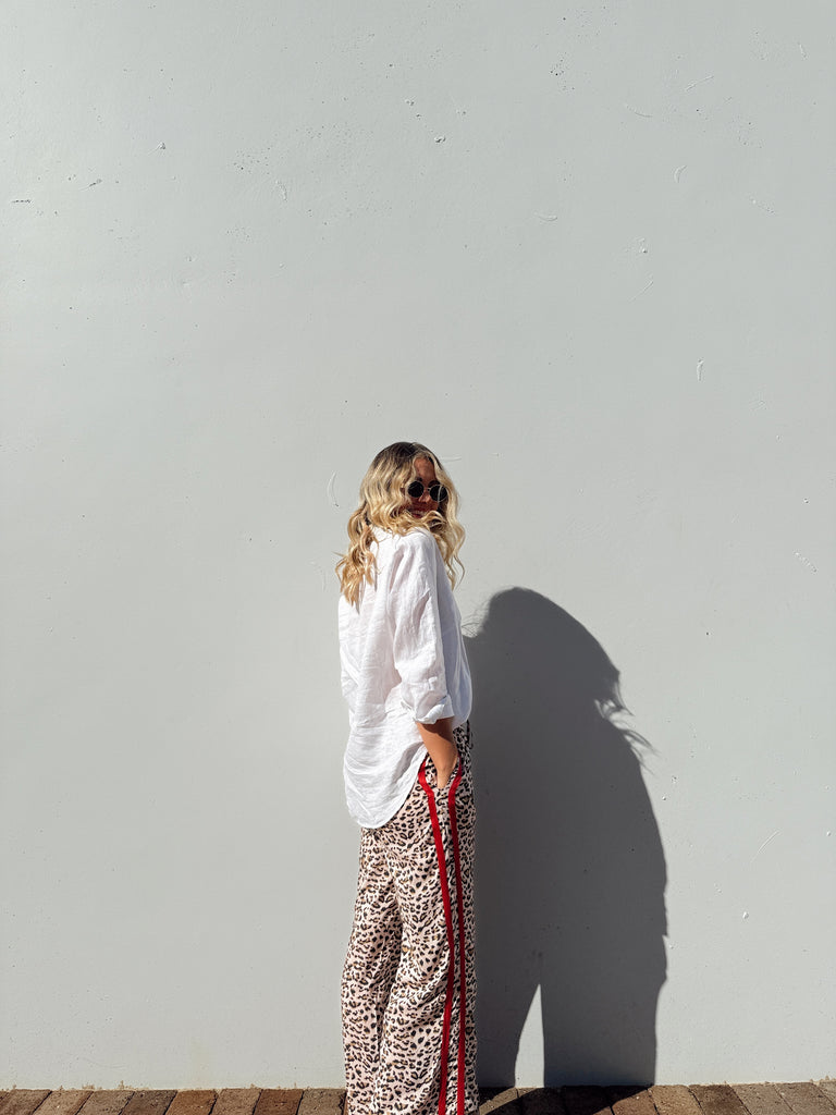 Millie Linen Shirt - White