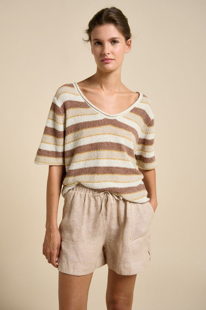 Clovelly Tee - Stripe