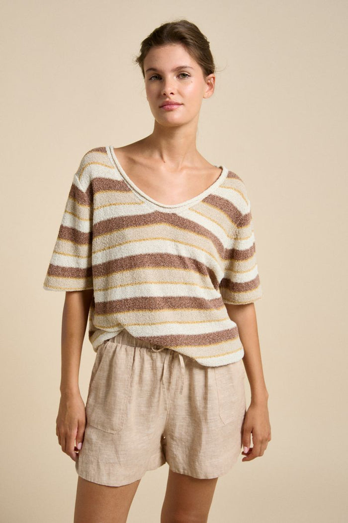 Clovelly Tee - Stripe