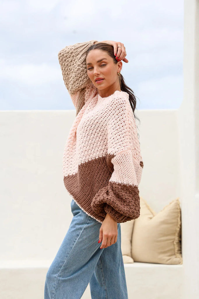 Getaway Knit - Pink Choc