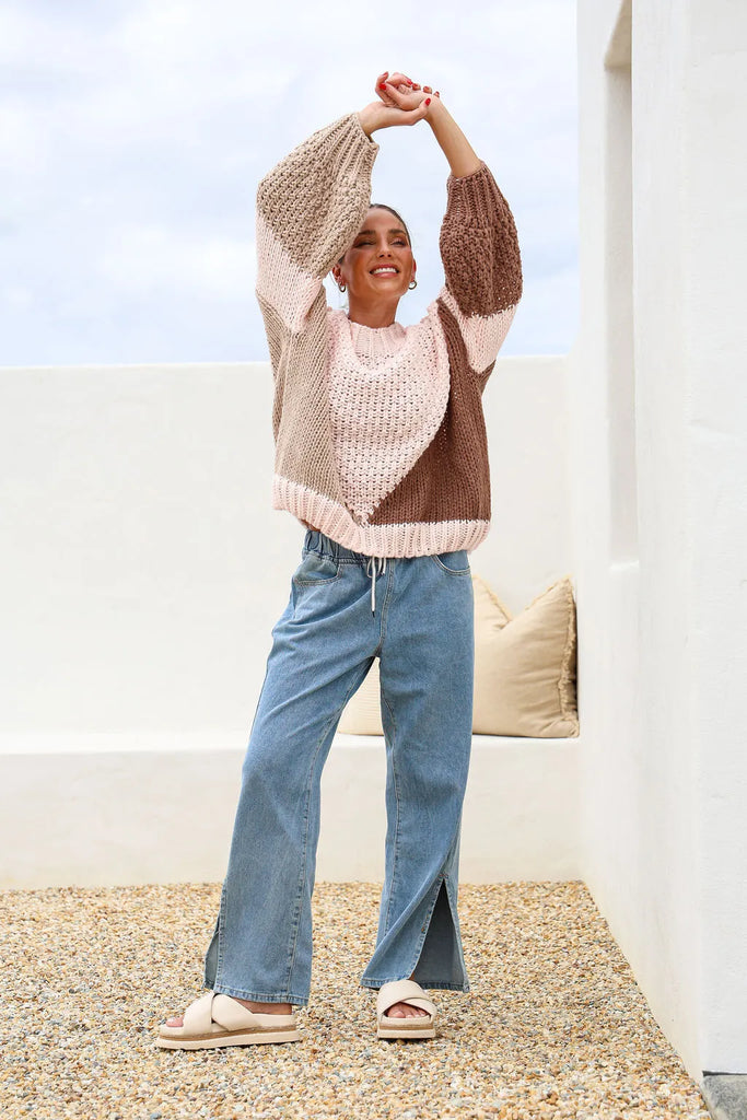 Getaway Knit - Pink Choc