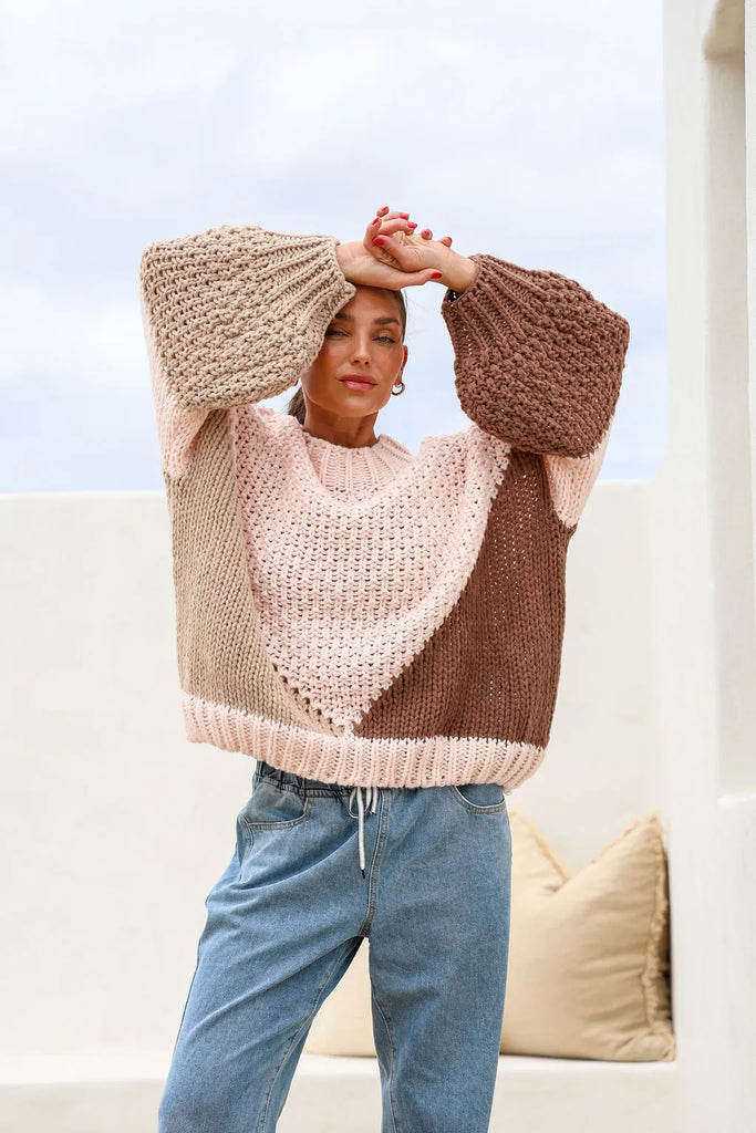 Getaway Knit - Pink Choc