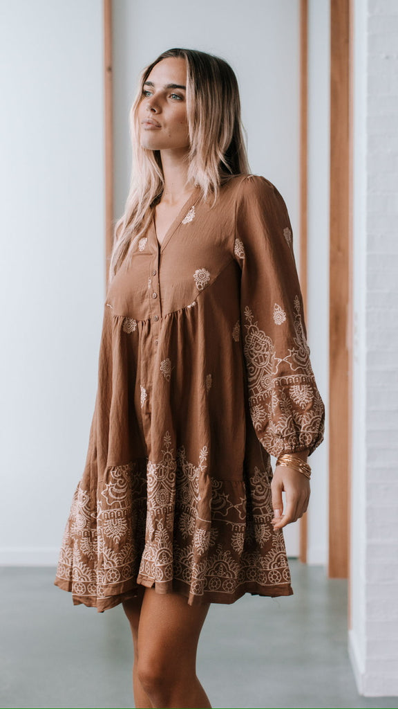 Isabel Embroidered Dress