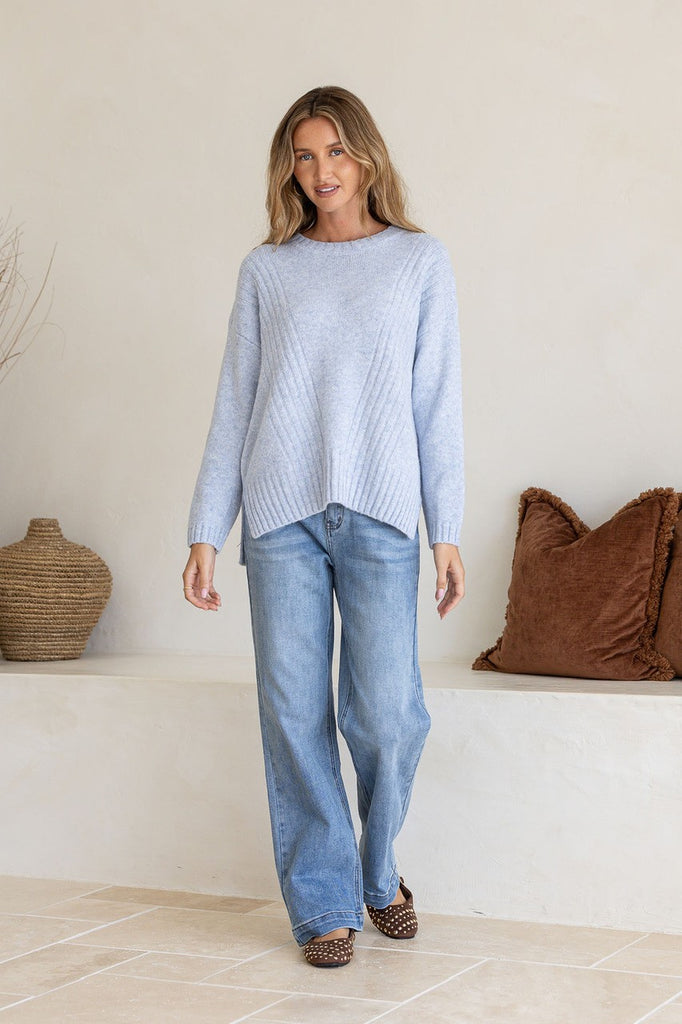 Saint Clare Knit - Powder Blue