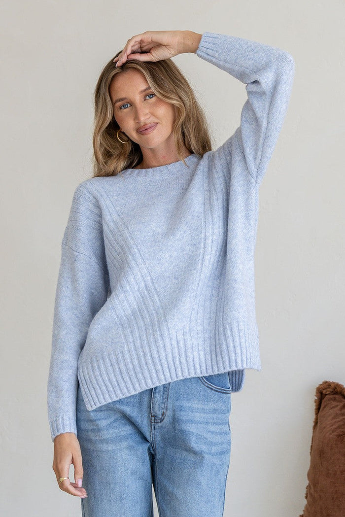 Saint Clare Knit - Powder Blue